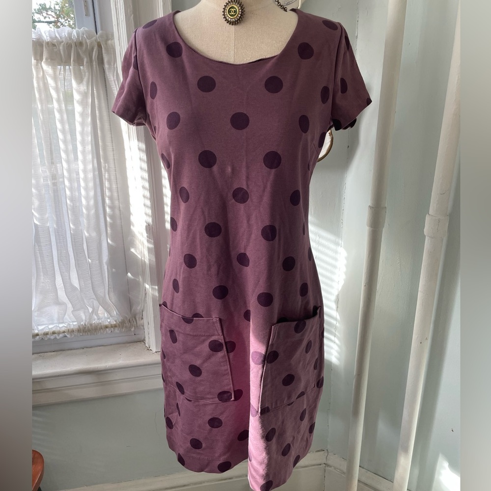 2/$30 SALE Boden Polka Dot Knit Dress size 6